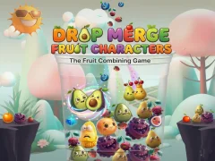 Hra Drop Merge Fruit Characters online