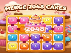 Hra Merge 2048 cakes online