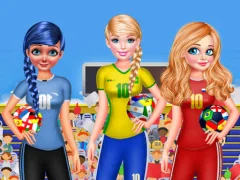 Hra BFF Princess Vote For  FIFA 2018 Quarter Finals online