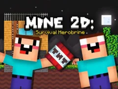 Hra Mine 2D Survival Herobrine online