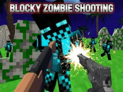 Hra Blocky Zombie Shooting online