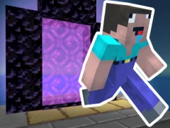 Hra Noob Steve Parkour online