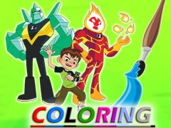 Hra Ben 10 Coloring online