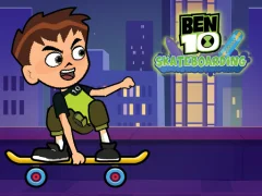Hra Ben 10 Skateboarding online