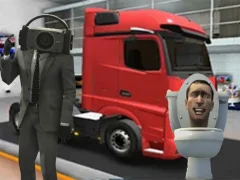 Hra Truck Simulator Skibidi Toilet online