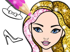 Hra Fashion Coloring Book Glitter online