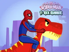Hra Spiderman T-Rex Runner online