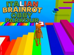 Hra Taliansky mozog obby parkour  online