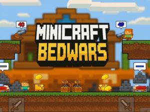 Hra Minecraft Bed Bed Wars online