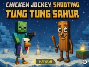 Hra Kuracie žokej prestrelky s Tung Tung Sahur online