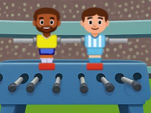 Hra Stolový futbal s Kik-Pong online
