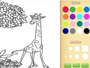 Hra Vyfarbenie kníh pre deti: Animal Jungle online
