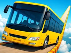 Hra Pohyb vzduchového autobusu pozdĺž mega rampy online