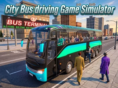 Hra City Bus driving Game Simulator online