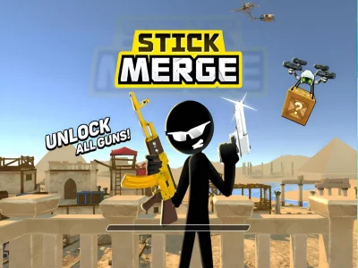 Hra Stick merge online