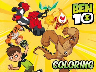 Hra Ben 10 Coloring online
