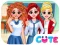 Hra BFF Princess Back To School online