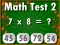 Hra Math Test 2 online