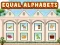Hra Equal Alphabets online