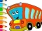Hra Coloring Book: Bus online