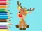 Hra Coloring Book: Cute Christmas Reindeer online