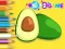 Hra Coloring Book: Avocado Fruit online