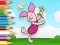 Hra Coloring Book: Piglet Holds Toy Windmill online