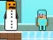 Hra Noob vs Pro Snowman online