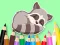 Hra Coloring Book: Baby Raccoon online