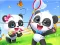 Hra Jigsaw Puzzle: Baby Panda Spring Outing online