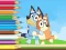 Hra Coloring Book: Bluey And Bingo Holiday online