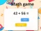 Hra Math game online