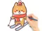 Hra Coloring Book: Skiing Puppy online
