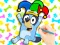 Hra Coloring Book: Clown Bluey online