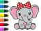 Hra Coloring Book: Elephant online