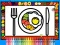 Hra Color and Decorate Dinner Plate online
