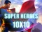 Hra Super heroes 10х10 online