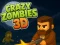 Hra Crazy Zombies 3D online