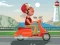 Hra City Scooter Ride Coloring online