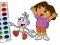 Hra Dora The Explorer Coloring Book online