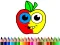 Hra Back To School: Apple Coloring Book online