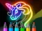 Hra Learn to Draw Glow Cartoon online