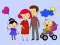 Hra Happy Family Coloring Book online