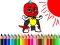 Hra Back To School: Mask Boy Coloring online