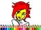 Hra Back To School: Cute Girl Coloring online