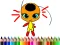 Hra Back To School: Dotted Girl Coloring online