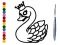 Hra Back To School: Swan Coloring Book online