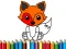 Hra Fox Coloring Book online