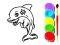 Hra Dolphin Coloring Book online