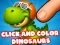 Hra Click And Colors Dinosaurs online